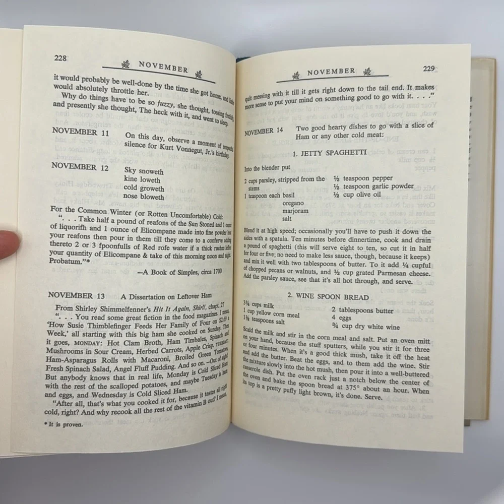 76’ The I‎ Hate To Cook Almanac Cookbook by Peg Braken